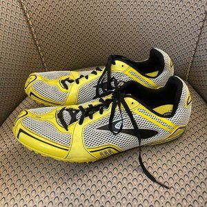 Brooks Track Spikes Men's Size 11.5M Yellow Black PR Collection